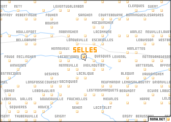 map of Selles