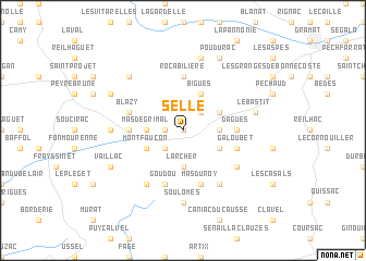 map of Selle