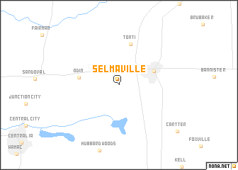 map of Selmaville