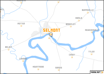 map of Selmont