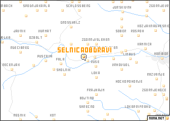map of Selnica ob Dravi