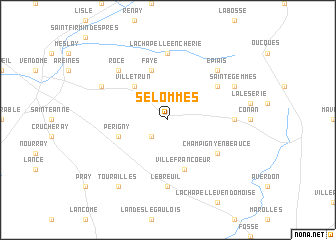 map of Selommes