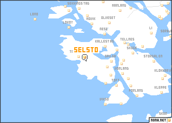 map of Selstø