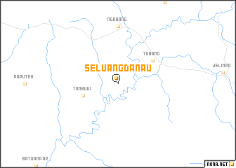 map of Seluangdanau