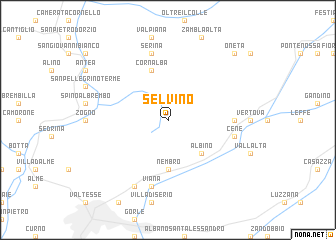 map of Selvino