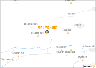 map of Selyakino