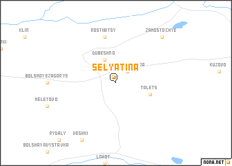 map of Selyatina