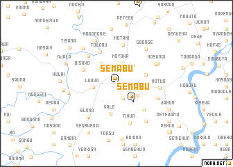 map of Semabu
