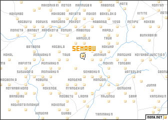 map of Semabu