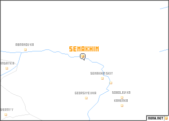 map of (( Semakhim ))