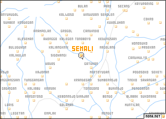 map of Semali