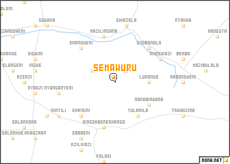 map of Semawuru