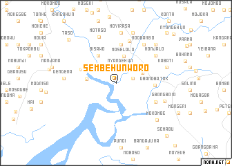 map of Sembehunworo