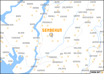 map of Sembehun