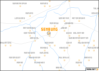 map of Sembung