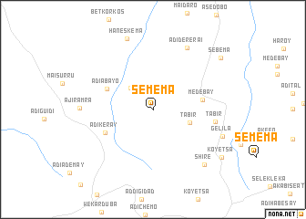 map of Semema