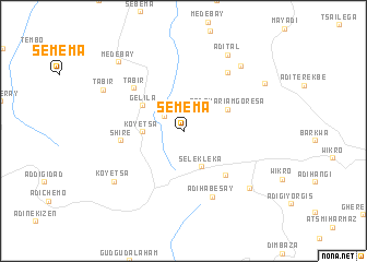 map of Semema