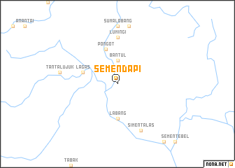 map of Semendapi