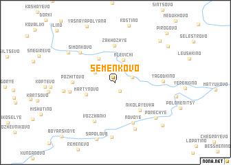 map of Semënkovo