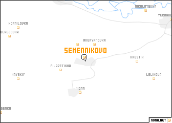 map of Semennikovo