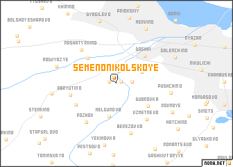 map of Semëno-Nikol\