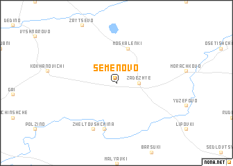 map of Semënovo