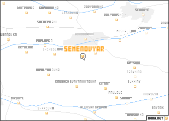 map of Semenov Yar