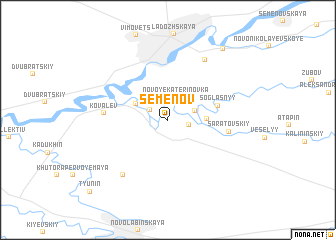 map of Semënov