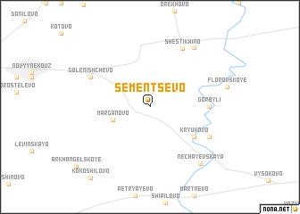 map of Sementsëvo