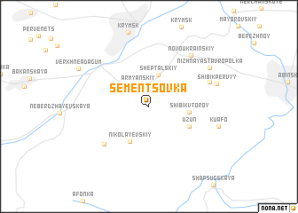 map of Sementsovka