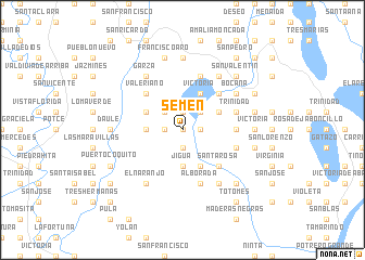 map of Semen