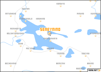 map of Semeynino