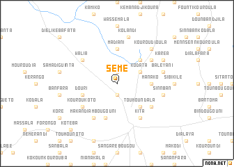 map of Sémé