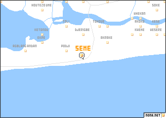 map of Sèmè