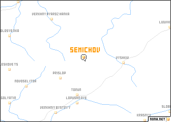 map of Semichov