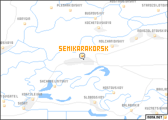 map of Semikarakorsk