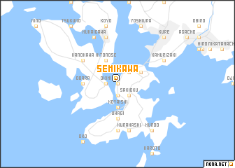 map of Semikawa