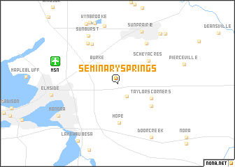 map of Seminary Springs