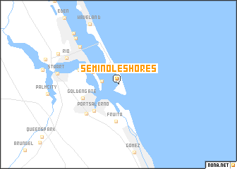 map of Seminole Shores