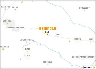 map of Seminole