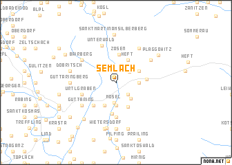 map of Semlach
