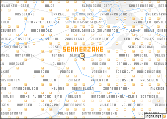 map of Semmerzake