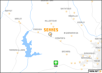 map of Semmes