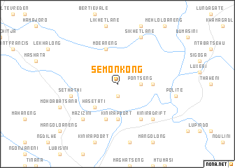 map of Semonkong