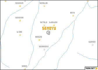 map of Semoyu