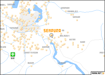 map of Sempura