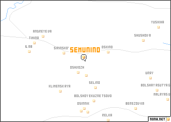 map of Semunino