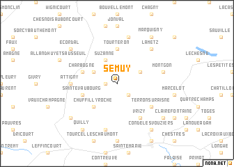 map of Semuy