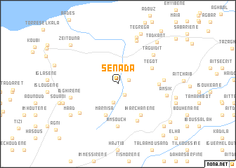map of Senada
