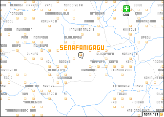 map of Senafanigagu